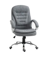 Ergonomic High Back Executive Office Chair with Adjustable Height, Plush... - $185.12