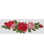 "Beautiful roses" Cross Stitch Pattern PDF - £3.99 GBP