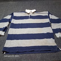 ** Vintage St. Johns Bay Long Sleeve Collared Polo Rugby Shirt Men Size ... - £14.28 GBP