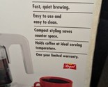VINTAGE Regal K7564GY 4-10 Cup Drip CoffeeMaker - NEW OLD STOCK NEVER OP... - $69.29
