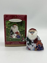 Hallmark Keepsake Ornament 2000 Cool Character Snowman Pressed Tin Vintage EUC - £6.00 GBP