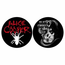 Alice Cooper spider/skull Dj Turntable Twin Slipmat Set Pack Sealed - £15.84 GBP
