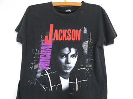 1988 Vintage Michael Jackson T-shirt - Michael Jackson Bad Tour T-shirt - £183.05 GBP