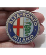 Vintage Alfa-Romeo Milano Pin Badge Button - $5.00