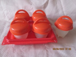 5 Egglettes Egg Cookers - Hard Boiled Eggs Without the Shell Used - £6.29 GBP