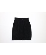 Vintage 90s United Color of Benetton Womens 40 Suede Leather Pencil Skir... - $1,856.06 MXN