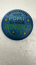 Vintage Hallmark 1979 Graduation Adds Pomp Pin Button - $8.25 CAD
