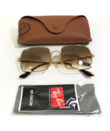 Ray-Ban Sunglasses RB1971 9147/51 SQUARE Gold Frames with Brown Lenses - £59.50 GBP