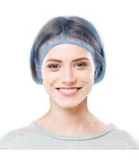1000 Pack Blue Disposable Nylon Hair Nets 24&quot; /w Elastic Edge Mesh - £127.46 GBP