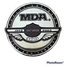 Official 2003 Harley Davidson Motor Cycles MDA 100th Anniversary Jacket Vest Pin - £7.76 GBP