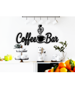 Coffee Bar Vinyl Decal – Fancy Décor Sticker for Home Kitchen, Cafe &amp; Of... - $6.92+