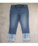 Simple Vera Vera Wang Ankle Women&#39;s Size 18 High Rise Skinny Blue Jeans - $16.17