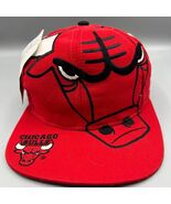 Vintage Chicago Bulls Hat Men Red The Game NBA Snap Back Cap New - $685.17 CAD
