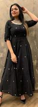 Traditional Jaipur Women&#39;s Rayon Fabulous Long Dress Party Wear Dress Fashionabl - £19.97 GBP