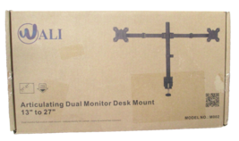 WALI Dual LCD Monitor Fully Adjustable Desk Mount Stand 13-27" Monitors ... - $33.24