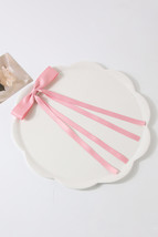 Pink Ribbon Bowknot Hair Clip - $52.86 MXN