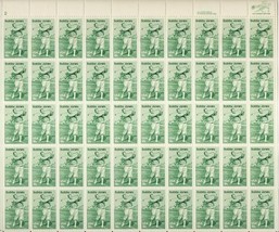 Bobby Jones Golfer Sheet of Fifty 18 Cent Postage Stamps Scott 1933 - $26.95