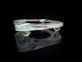 Heavy Glass Cigar Ashtray image 2