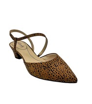 Life Stride Womens 8.5 W Brown Leopard Pointed Toe Pumps Heels NIB HK7 - $29.39