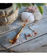 Pretty Topaz Swarovski Crystal Pendulum with Hand Painted Pendulum End Cap - €40,63 EUR Pretty Topaz Swarovski Crystal Pendulum with Hand Painted Pendulum End Cap - €40,63 EUR