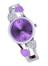 Women Bangle Watch Bracelet Quartz with Round - $44.18