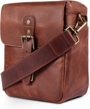 Megagear Torres Mini Mg1328 Genuine Leather Camera Messenger, And Dslr Cameras. - $119.98