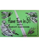 Harley Davidson Fun in 1951 Motorcycle Tin Sign - $19.95