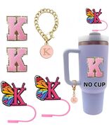 Stanley Cup Accessories Straw Cover Set IN CHENTHY 2pcs + Letter Charm C... - $197.51 MXN