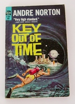 1963 Andre Norton KEY OUT OF TIME Fantasy-Science Fiction Ace Vintage Paperback - £7.13 GBP