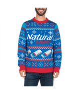 Natural Light Beer Ugly Christmas Sweater Multi-color - £26.72 GBP