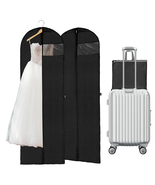 2 Pack 71&#39;&#39; Long Garment Bags for Dress, Big Wide Bags for Dresses Hangi... - $499.76 MXN
