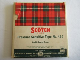 READ Vintage Scotch Pressure Sensitive Tape No. 400 Double Coated Tissue 3M - £7.57 GBP