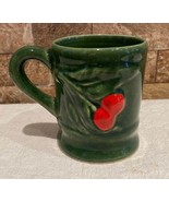Vintage mug, 80s, Portugal, cerises, with surprise inside Mug vintage, a... - $25.64 CAD