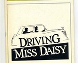 Playbill Driving Miss Daisy 1987 Morgan Freeman Dana Ivey  - $11.88
