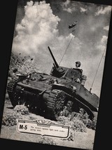 rare M-5 Light Tank Undergoing Tests,  WWII Era Army USA Vintage - £31.09 GBP