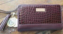 Spartina 449 croc clutch in BORDEAUX - size One Size - £43.64 GBP