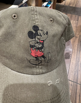 Disney Parks Mickey Mouse Distressed Hat Cap NEW image 2