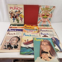 Punch Magazine Lot 1953 Coronation Pick of Punch 1956 Almanack 1970s - $72.38