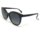 CHANEL Sunglasses 5440-A c.888/S8 Polished Black Round Frames with Blue ... - £182.40 GBP