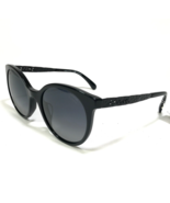 CHANEL Sunglasses 5440-A c.888/S8 Polished Black Round Frames with Blue ... - £187.12 GBP