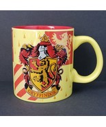 Harry Potter &quot;Gryffindor&quot; 20 oz. Coffee Mug Cup Red &amp; Yellow - £12.23 GBP