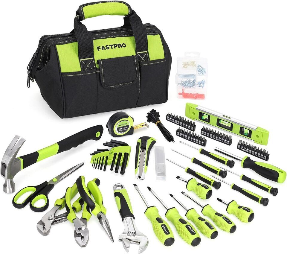 FASTPRO 220-Piece Home Tool Set, Household Repairing Tool Kit, with 12-I... - $109.38