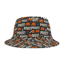 Trendy Bucket Hat with PIVOT Design Couch Arrows Pattern  Gift for Friends - $23.68