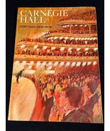 Playbill Mendelssohn&#39;s Elijah 1/27/66 Carnegie Hall Oratorio Soc. NY W. ... - $4.78 CAD