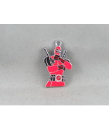 Deadpool Pendant - Thinking Deadpool Bust - Stamped Pendant - $283.92 MXN
