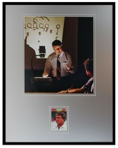 Jimmy Johnson Framed 16x20 Photo &amp; 1989 Pro Set Rookie Card Display Cowboys - £62.29 GBP