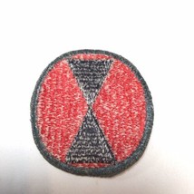 US Army Shoulder Patch 7th Infantry Division Vintage Dress Embroidered I... - $9.63