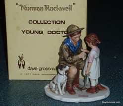 Norman Rockwell Young Doctor Figurine By Dave Grossman Designs 1977 With Box! - £22.12 GBP