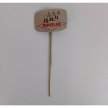 Vintage Ripolin Silver German Stick Pinback Lapel Hat Pin - $10.19