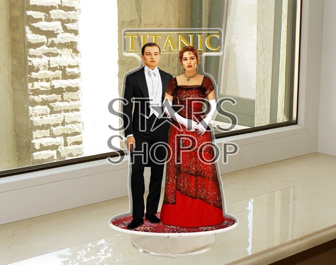 Titanic &quot;Jack &amp; Rose&quot; Figure, Doll, Photo, Poster, Signed, Rare, 4K, Shi... - $44.00